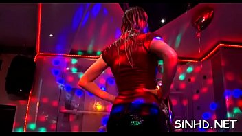 Wet group weenie sucking