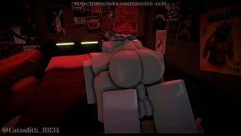 Unwinding in her room as the sun sets~