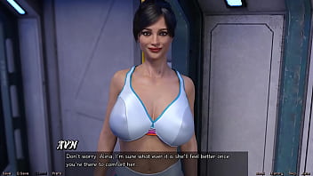 Stranded in space #79 planning yoga date with brunette milk with huge tits