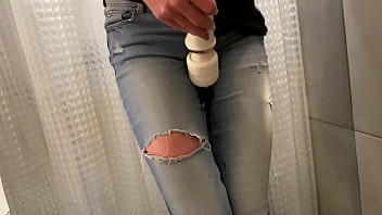 Desperate pee in my jeans next he pee on my ass and i give him blowjob too Desperate pee in my jeans next he pee on my ass and i give him blowjob too