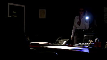 Office suck and fuck with hot brunette secretary