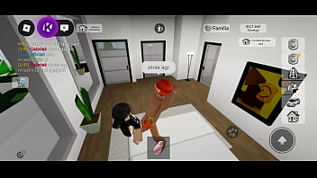 Comendo novinha safado no roblox brookhaven e quase gozo na bunda