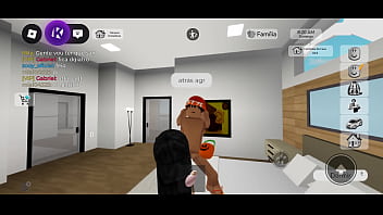 Comendo novinha safado no roblox brookhaven e quase gozo na bunda