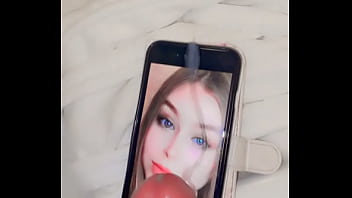 Sexy sweet girl gets tributed