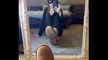 How much would you like to test of my sweaty nylons •full video only on #blacknylon #boots #feet #n How much would you like to test of my sweaty nylons •full video only on #blacknylon #boots #feet #n