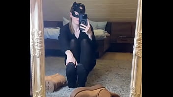 How much would you like to test of my sweaty nylons •full video only on #blacknylon #boots #feet #n