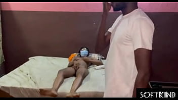 Just came in to give her a bedspread but she requested that i most fuck with her