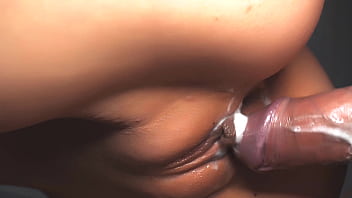 Doggystyle close up and dripping cum