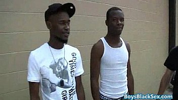 Black Muscled Dude Fucks Gay Skinny White Boy Bareback Style 01 thumbnail
