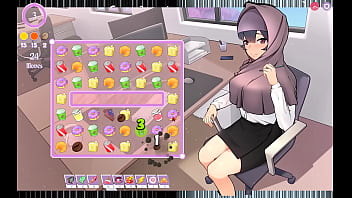 Tsundere milfin hentai game pornplay ep 6 my boss is teasing me with her massive tits getting our of the perfect cleavage