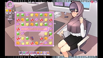 Tsundere milfin hentai game pornplay ep 6 my boss is teasing me with her massive tits getting our of the perfect cleavage