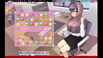 Tsundere milfin hentai game pornplay ep 6 my boss is teasing me with her massive tits getting our of the perfect cleavage