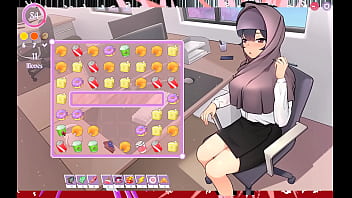 Tsundere milfin hentai game pornplay ep 6 my boss is teasing me with her massive tits getting our of the perfect cleavage