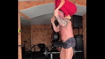 Backstage from gym flashing and before the scene with atlanta moreno and maximo garcia