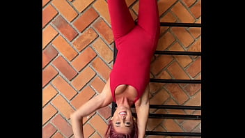 Backstage from gym flashing and before the scene with atlanta moreno and maximo garcia