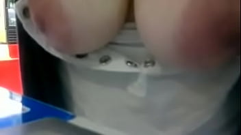 Boobs out while shopping 2