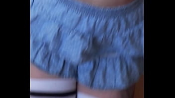 Hands tied above her head candie's ready for whatever i bring that bulge isn't hiding anything