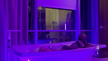 A lil choc in the tub