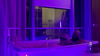 A lil choc in the tub