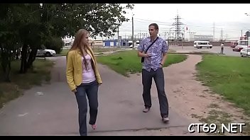 Moist hole of a naughty slut finally gets a massive dong deep inside