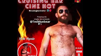 Grande inauguração do cruising bar cine hotdia 10 de agosto sábado horá 18hrvalor da r$ 20