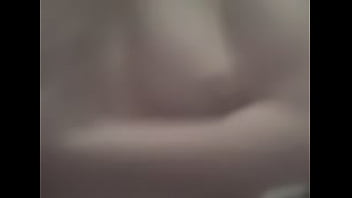 Exgirlfriend rubbing her titts then pussy