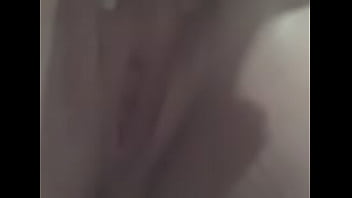 Exgirlfriend rubbing her titts then pussy