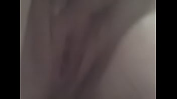 Exgirlfriend rubbing her titts then pussy
