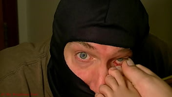 Kitty Toe In Eye 1 At My Neighbors Feet thumbnail