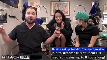 Human guinea pig gets mandatory hitachi orgasms from nurse channy crossfire