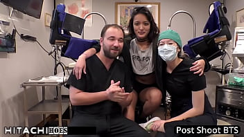 Human guinea pig gets mandatory hitachi orgasms from nurse channy crossfire