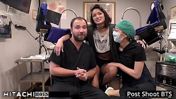 Human guinea pig gets mandatory hitachi orgasms from nurse channy crossfire