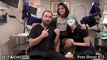 Human guinea pig gets mandatory hitachi orgasms from nurse channy crossfire