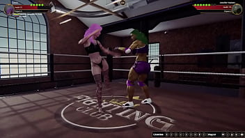Cassie vs jennifer nf3d female mma combat ring