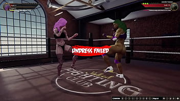 Cassie vs jennifer nf3d female mma combat ring