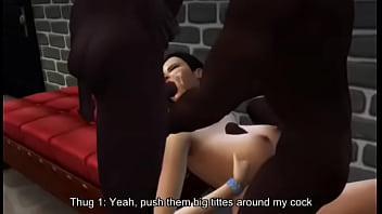 Wonderwhore gets gangbanged by villains