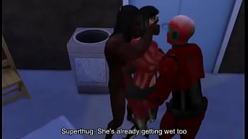 Wonderwhore gets gangbanged by villains