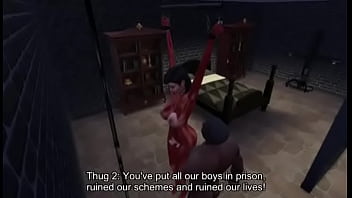 Wonderwhore gets gangbanged by villains