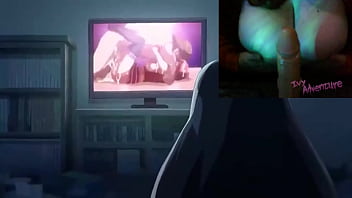 Chubby goth girl with big boobs watching hentai imaria episode 4 watching hentai with ivyadventure