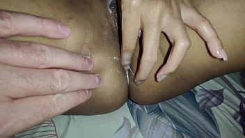 Real homemade anal creampie