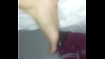 Threesome with cute teen latina