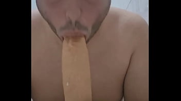Dutch Fag Sucking Dildo Like His Life Depends On It As Ordered By Master Waldron thumbnail