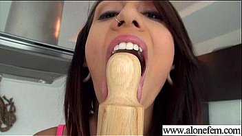 Masturbation tape with girl using all kind of stuff vid 13