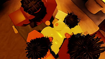 Roblox snowbunny gets gangbanged at a club