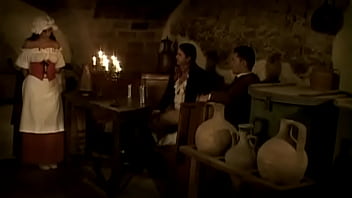 Salma the maid sucks and fucks a couple of the men at the house