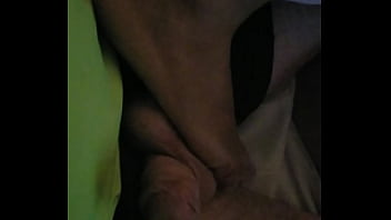 Lena massages my balls and cock