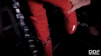 Shackled gagged & spanked