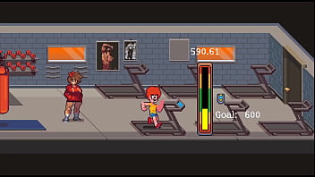 Gym buddies hentai game msucular girl love to suck my cock after training