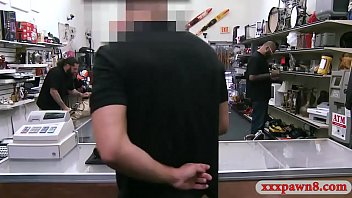 Firm ass babe drilled at the pawnshop