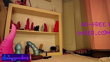 Giant beehive dildo & nipple suckers clip 2